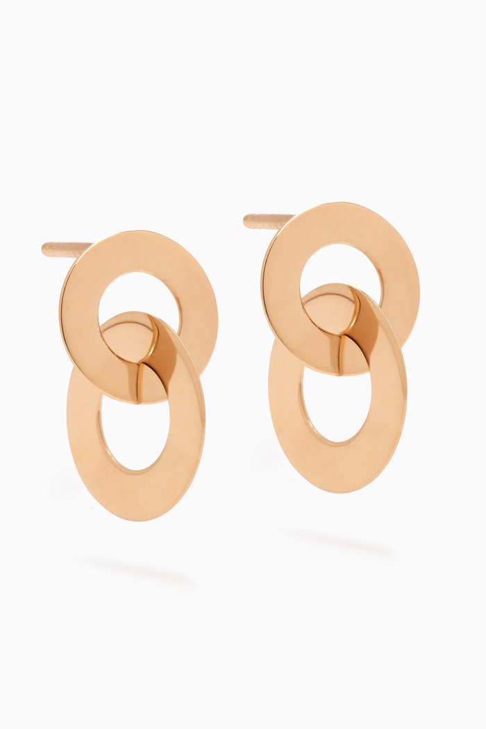 

Galeria Intertwined Disc Earrings in 18kt Gold, Yellow