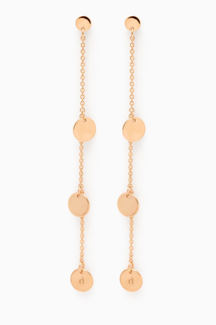 

Galeria Disc Charm Drop Earrings in 18kt Gold, Yellow