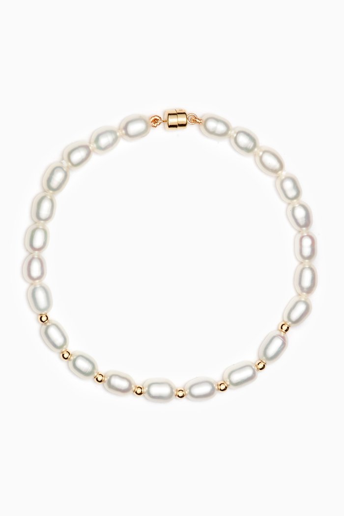 

Kiku Baroque Pearl Bracelet in 18kt Gold, Yellow