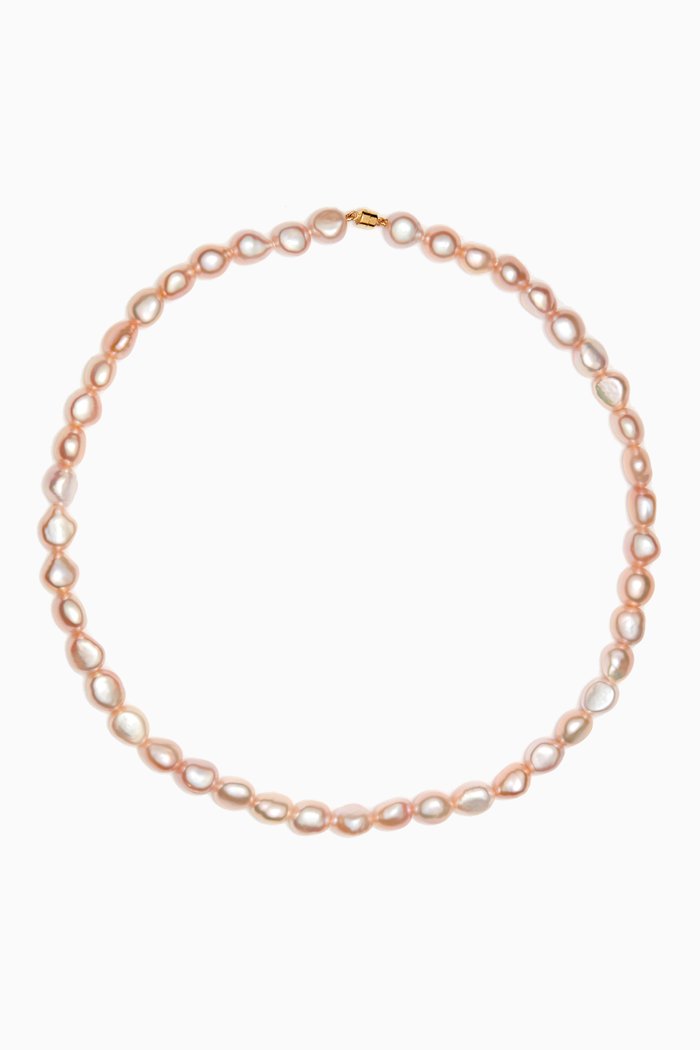 

Kiku Baroque Pearl Necklace in 18kt Gold, Yellow