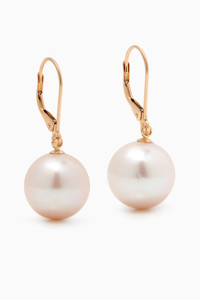 

Kiku Freshwater Pearl Earrings in 18kt Gold, Yellow