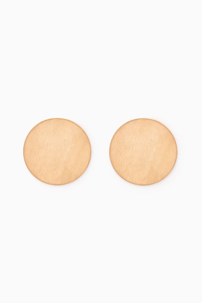 

Galeria Disc Stud Earrings in 18kt Gold, Yellow