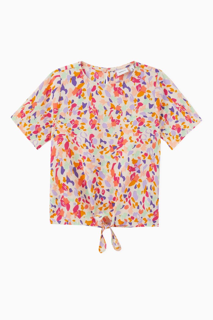

Graphic T-shirt in Jersey, Blue