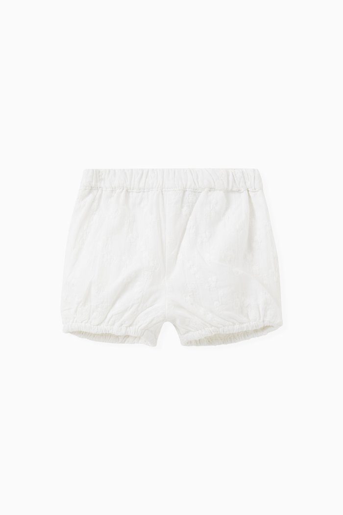 

Logo Shorts in Jersey, White