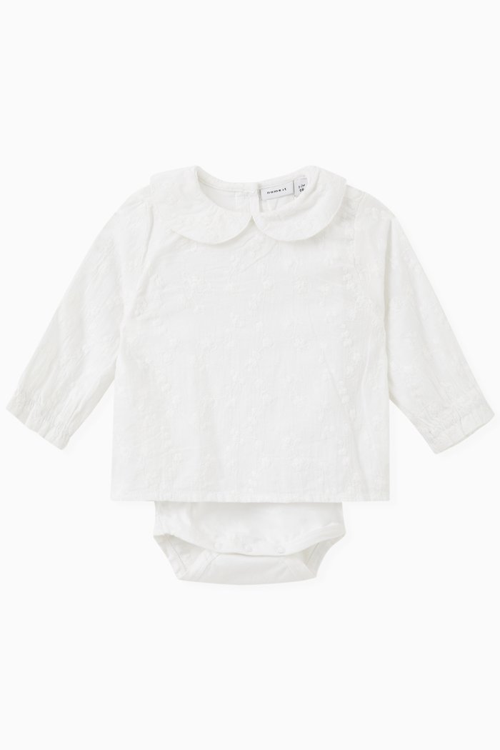 

Shirt Bodysuit in Jersey, White