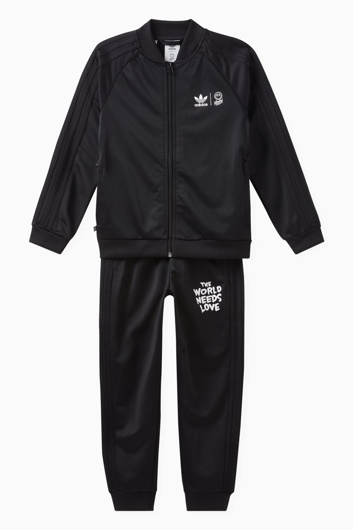 

André Saraiva Tracksuit in Polyester, Black