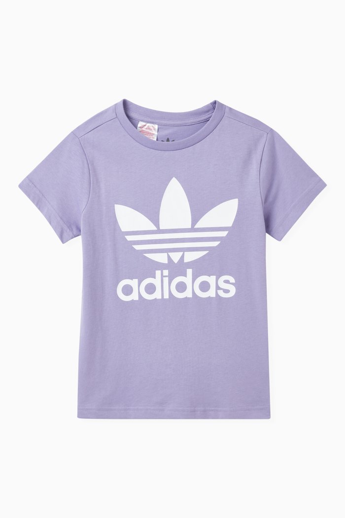 

Trefoil T-shirt Cotton in Jersey, Purple