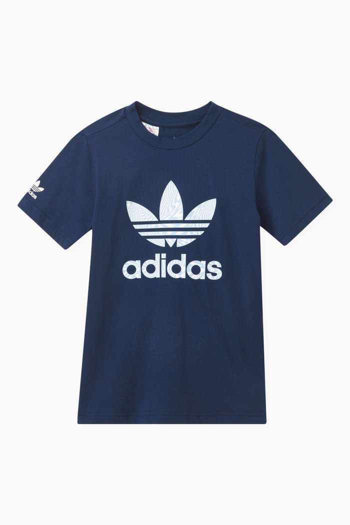 

Rekive T-Shirt in Cotton Jersey, Blue