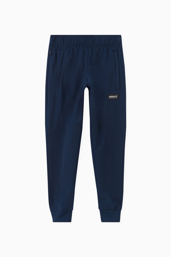 

Logo-patch Track Pants in Polyester, Blue