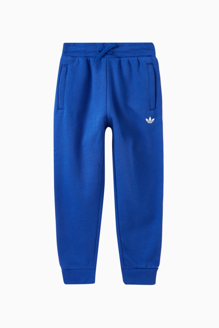 

Adicolor Trefoil Logo Track Pants in Cotton Blend, Blue