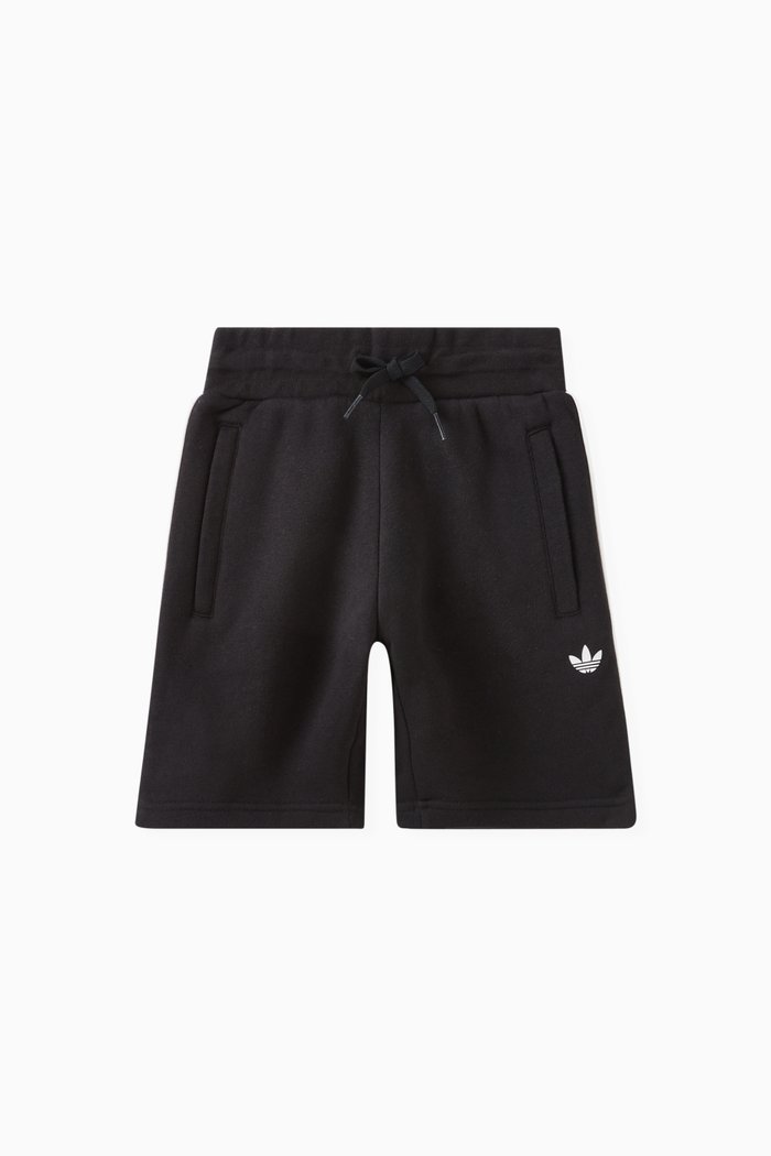 

Logo Shorts in Cotton-blend, Black