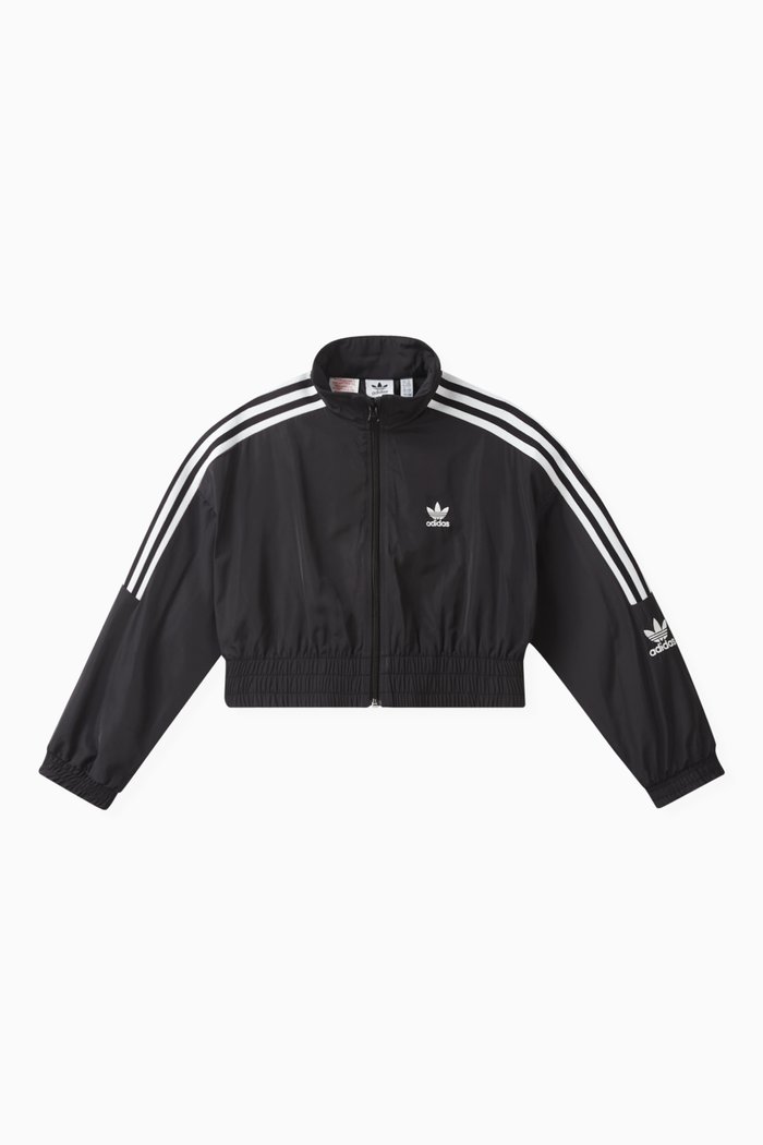 

Adicolor Crop Track Jacket in Polyester, Black