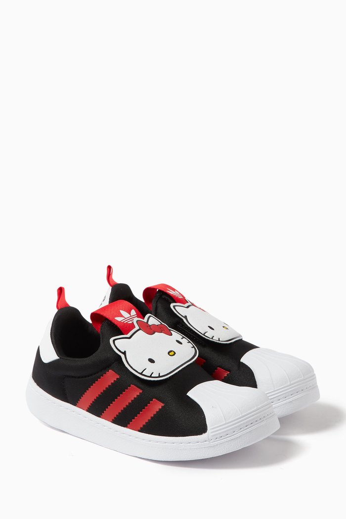 

x Sanrio Superstar 360 Sneakers in Recycled Materials, Black
