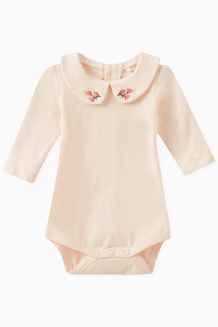 Fassie Bodysuit in Cotton Jersey, Pink