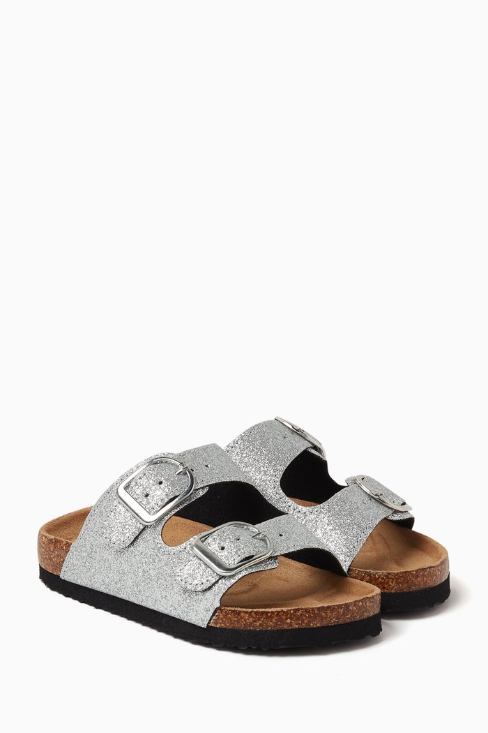 

Sandals in Glitter Faux Leather, Multicolour