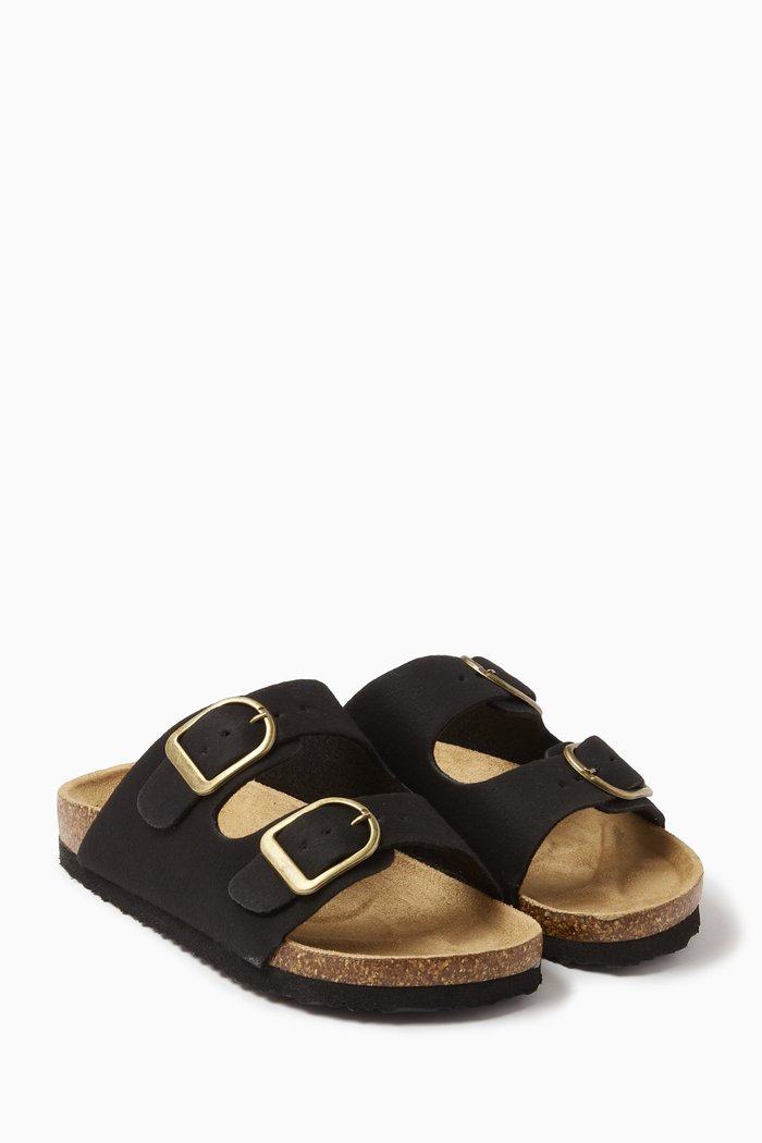 

Sandals in Faux Leather & EVA, Black
