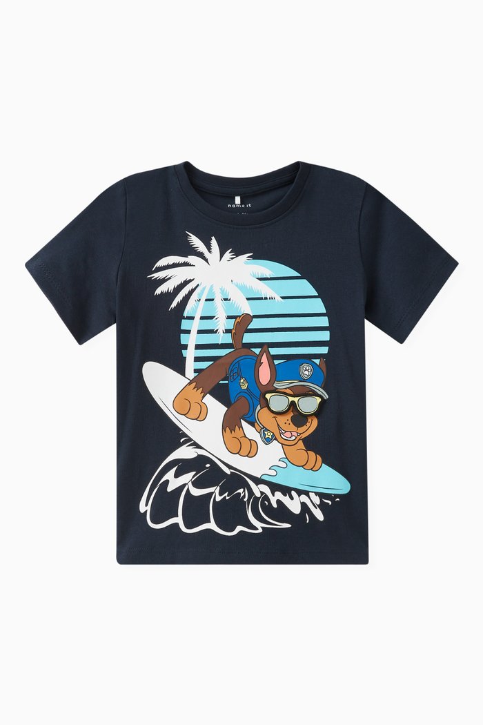 

Paw Patrol-print T-shirt in Cotton, Blue