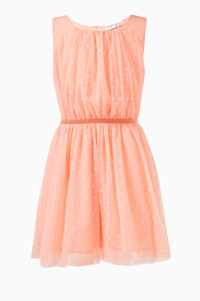 

Spencer Polka-dot Dress in Polyester, Pink
