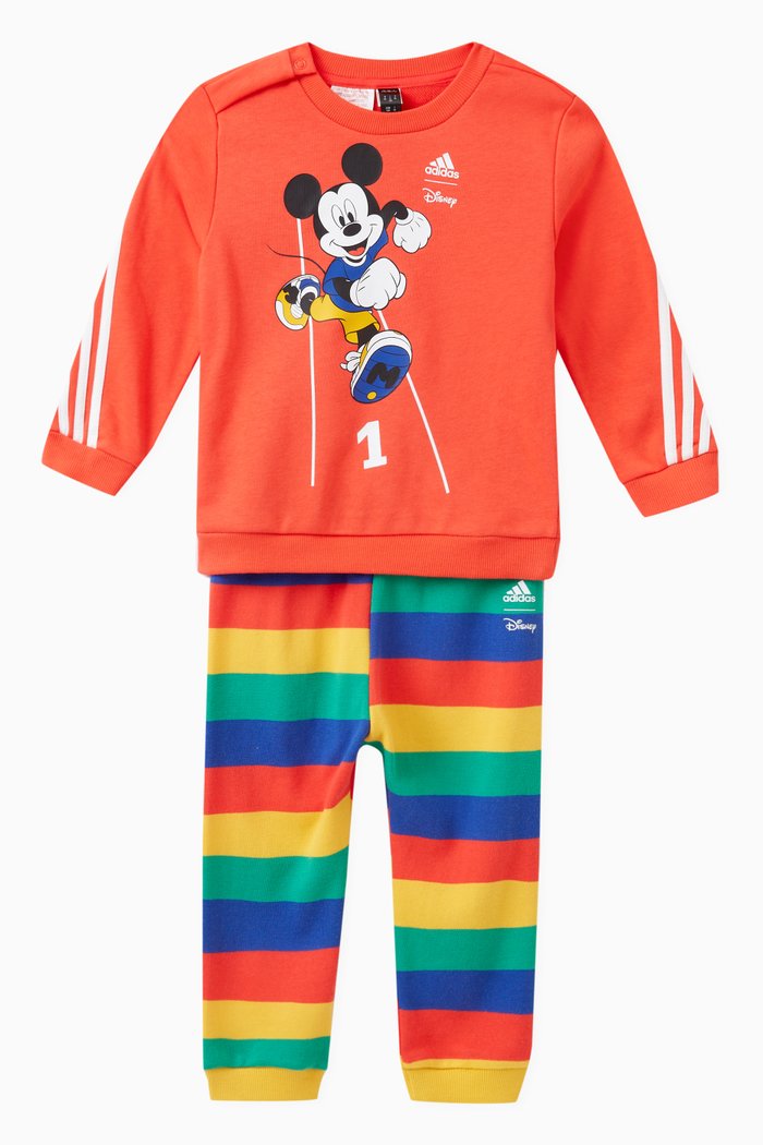

x Disney Mickey Mouse Jogger Set in Cotton Blend, Red