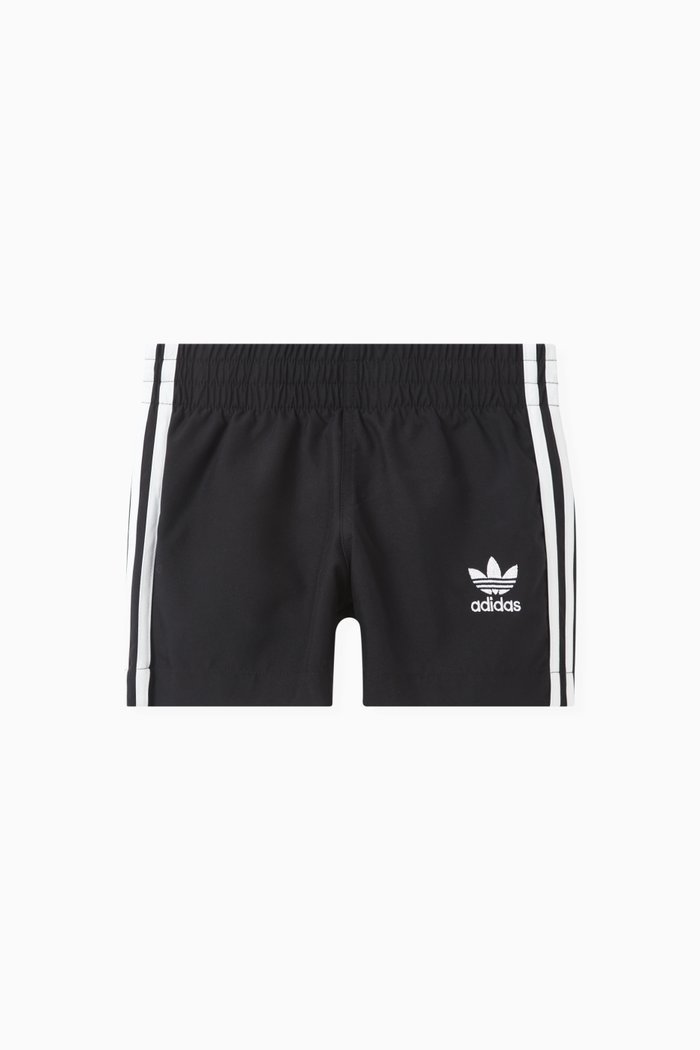 

Adicolor Swim Shorts in Recycled Nylon Twill, Black