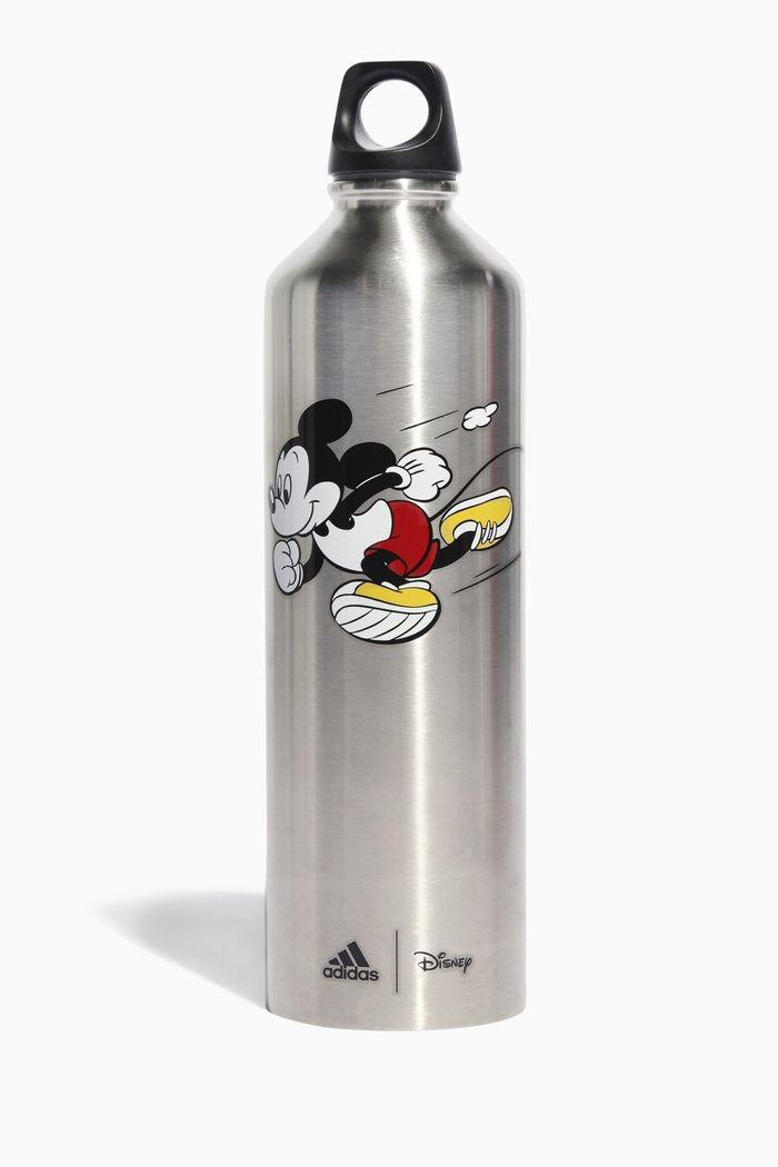 

x Disney Mickey Mouse Water Bottle in Stainless Steel, Silver