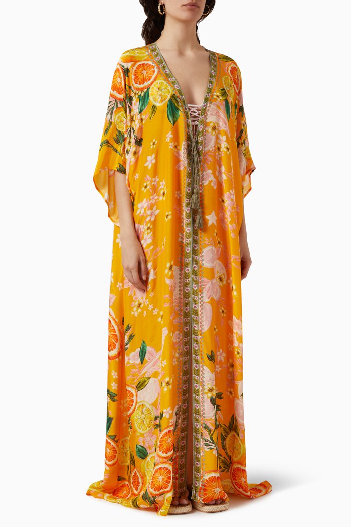

Selma Long Kimono, Gold