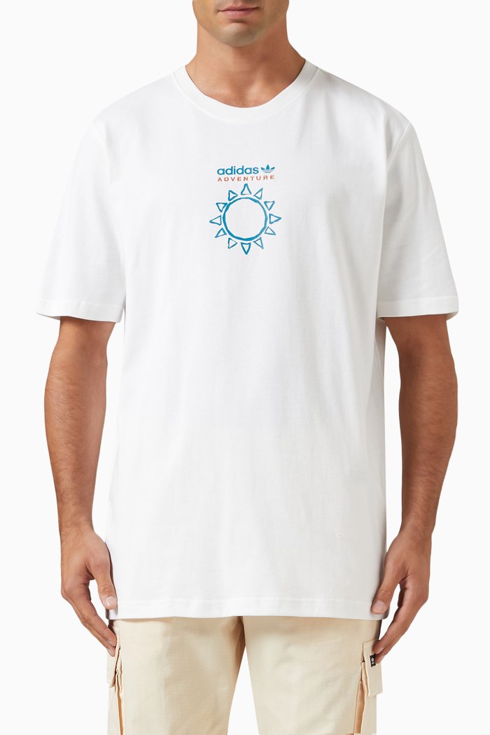 

Adventure Nature Awakening T-shirt in Organic Cotton Jersey, White