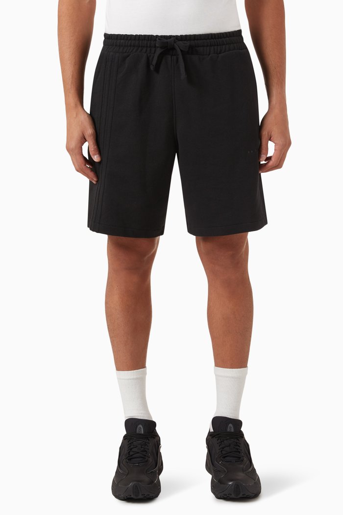 

RIFTA City Boy Shorts in Fleece, Black