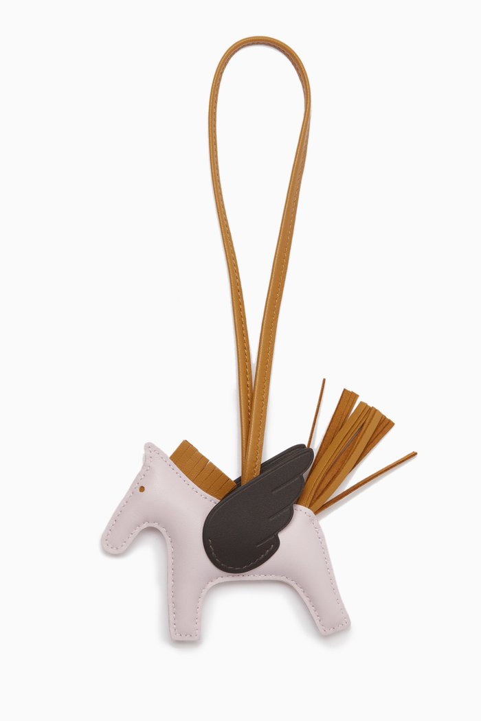 

Unused Rodeo PM Pegasus Agneau Bag Charm in Swift Calfskin, Multicolour