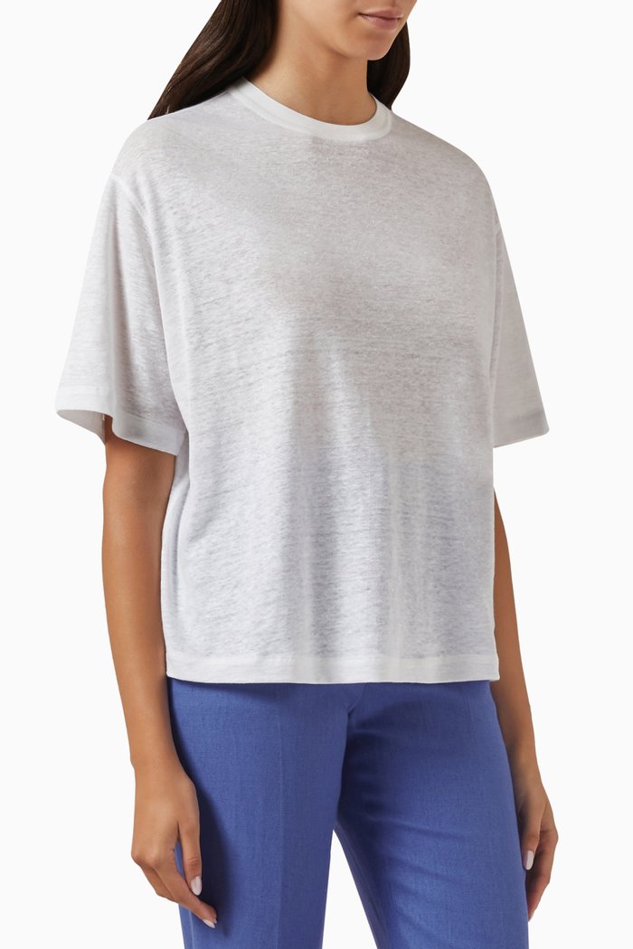

Gargano T-shirt in Linen-jersey, White