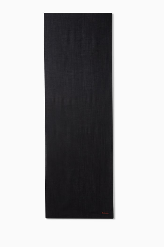 

Shayla Stole in Cashmere & Silk, Black