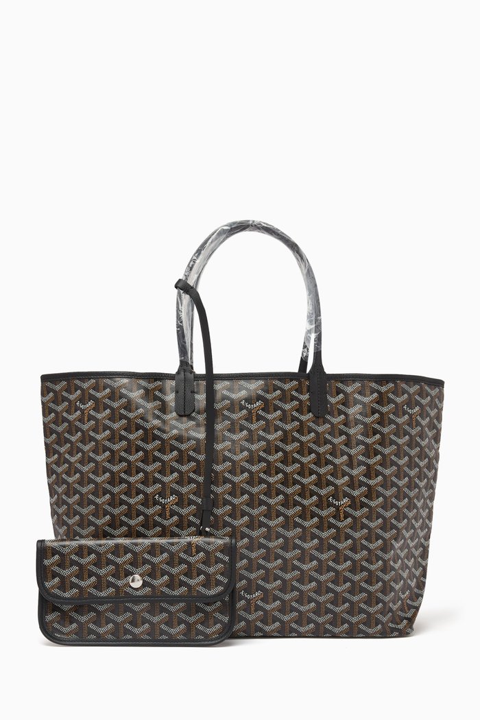 

Unused SAC St. Louis PM Tote in Goyardine Fabric, Black