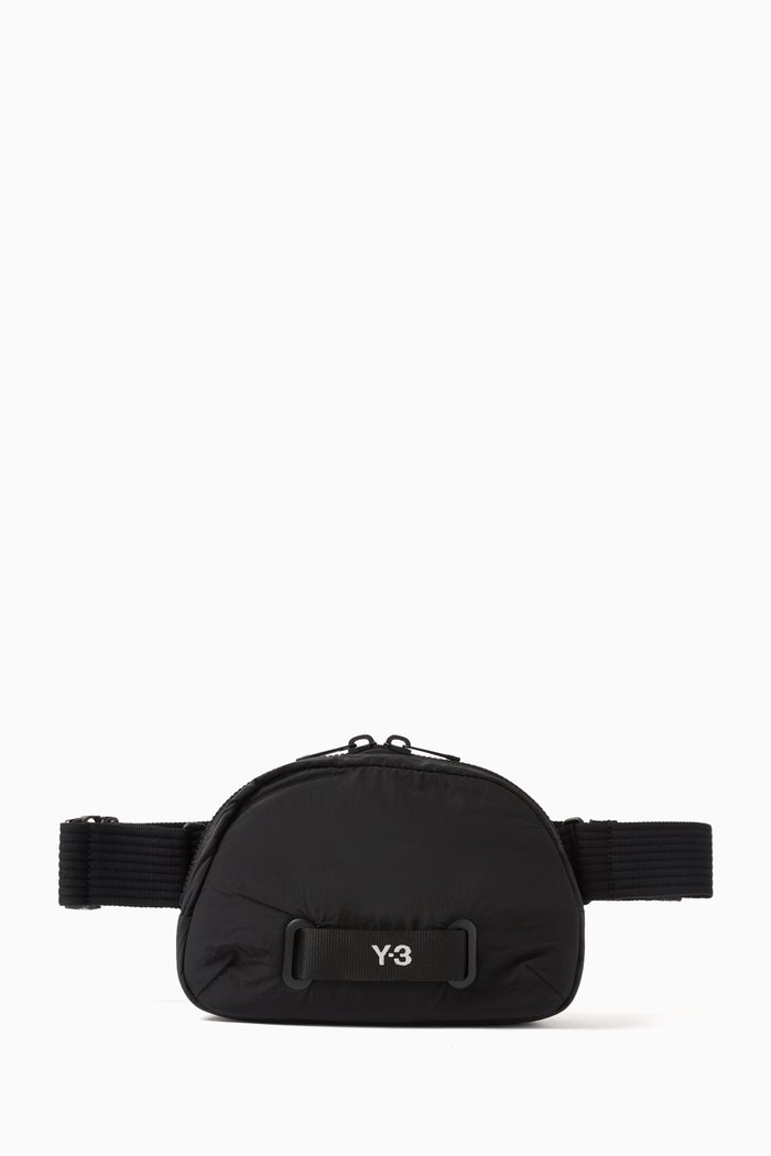 Crossbody Bag in Recycled Nylon, Black