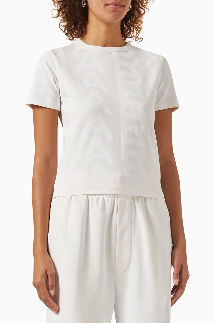 

The Monogram Baby T-Shirt in Cotton, White