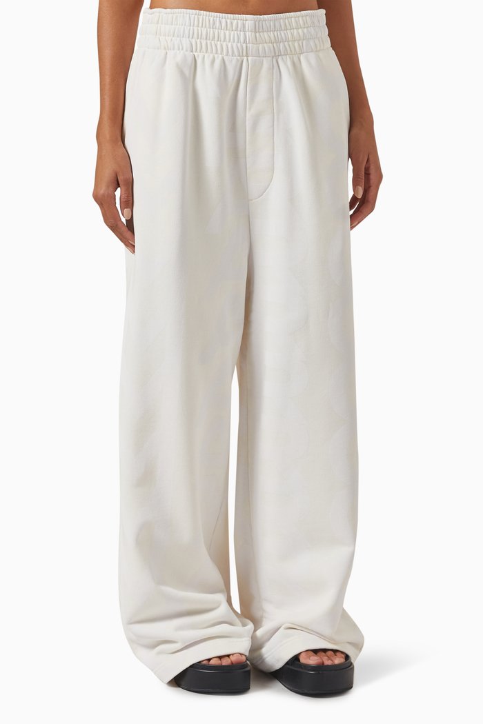

The Monogram Sweatpants in Cotton, White