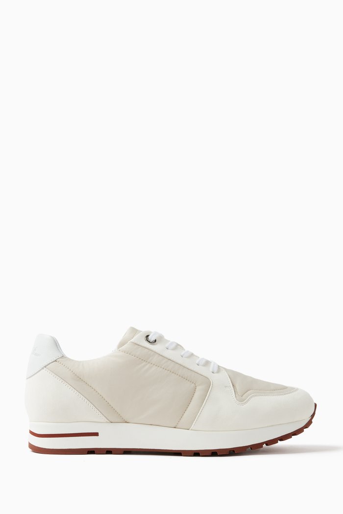 

My Wind Sneakers in Stretch Technical Fabric, White