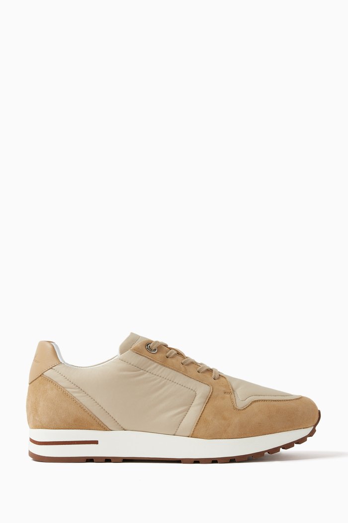 

My Wind Sneakers in Stretch Technical Fabric, Neutral