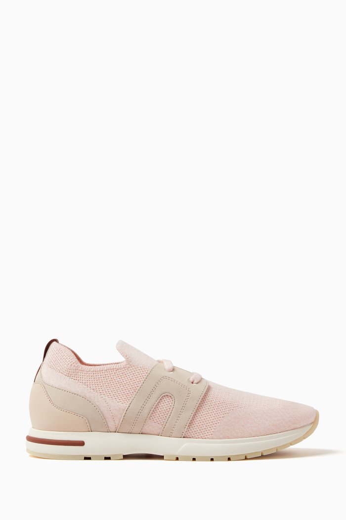 

360 LP Flexy Walk Low-top Sneakers in Virgin Wool, Pink