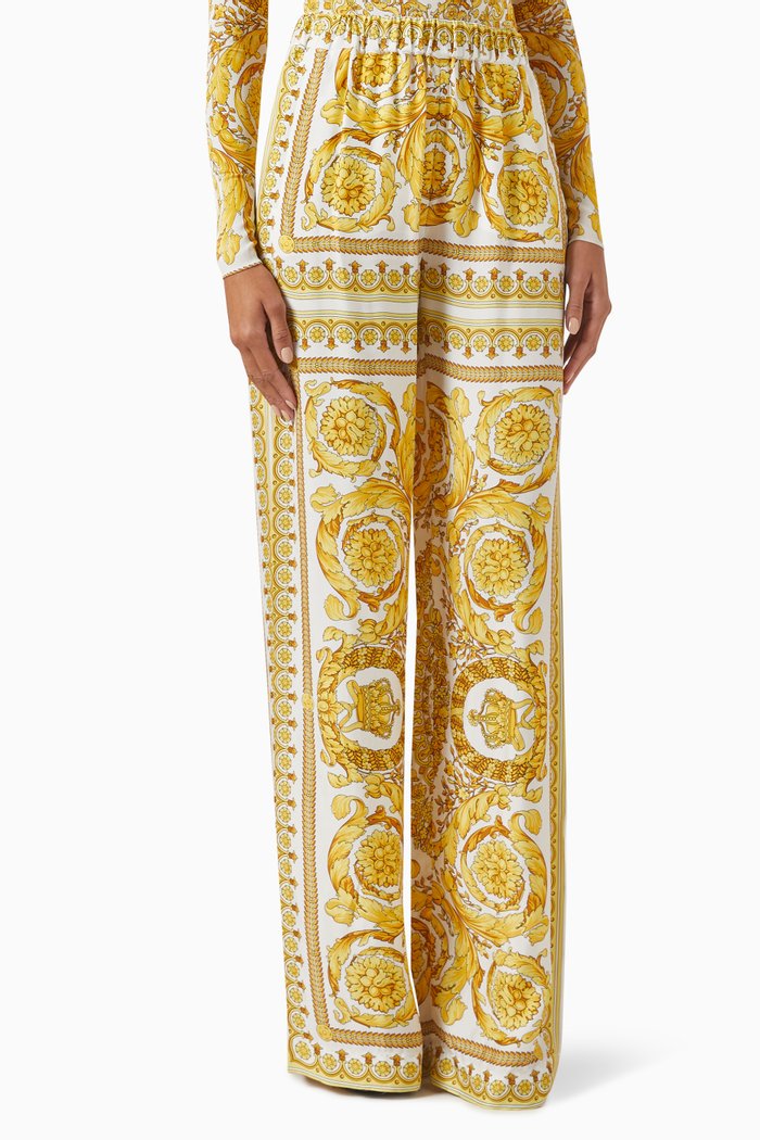 

Barocco-print Pants in Viscose-cady, Multicolour