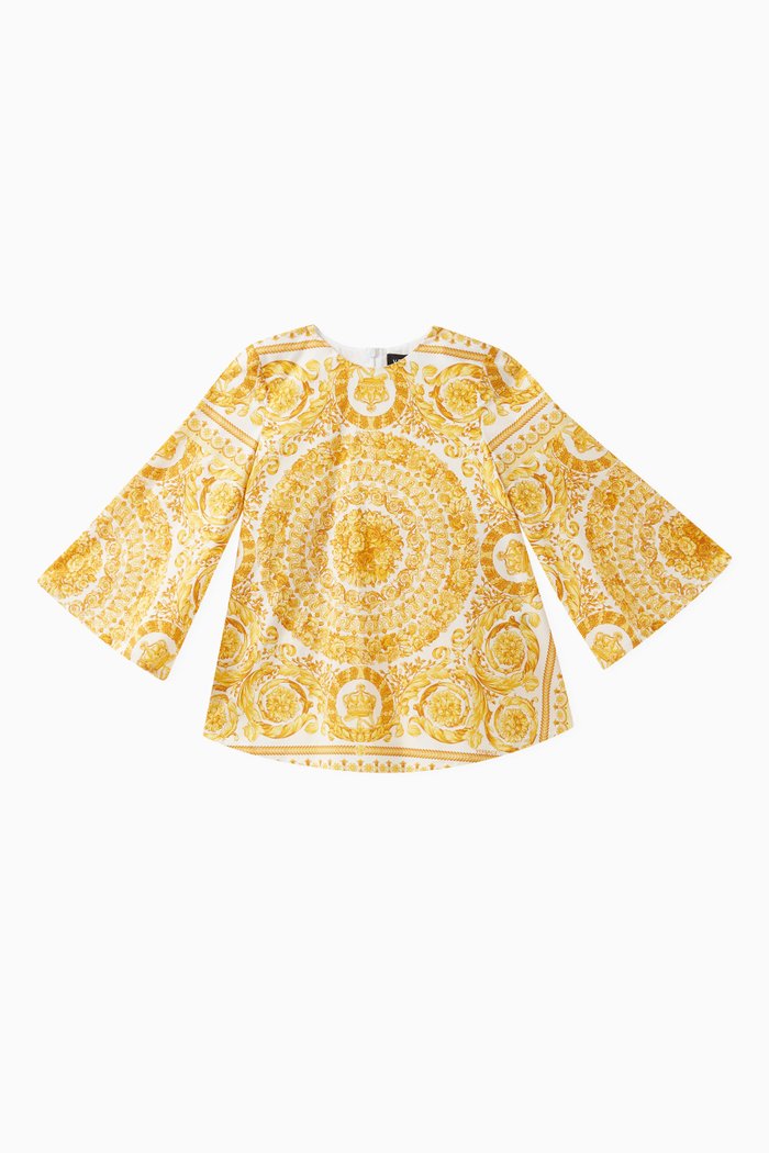 

Barocco Ramadan Tunic Poplin Top in Cotton, Multicolour