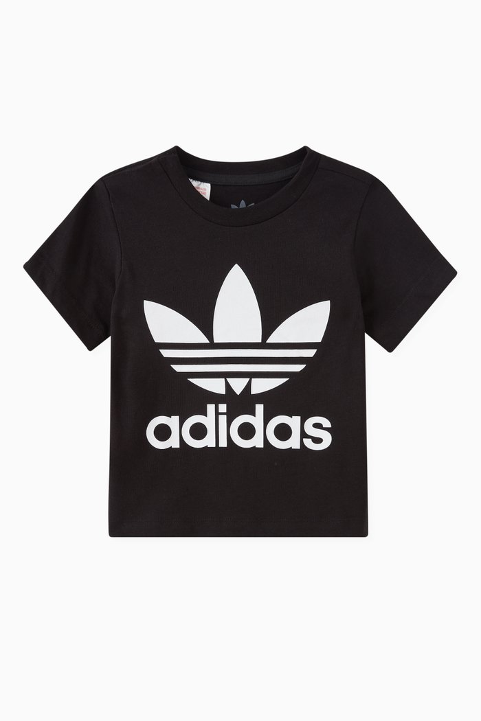 

Trefoil Logo T-shirt in Cotton, Black