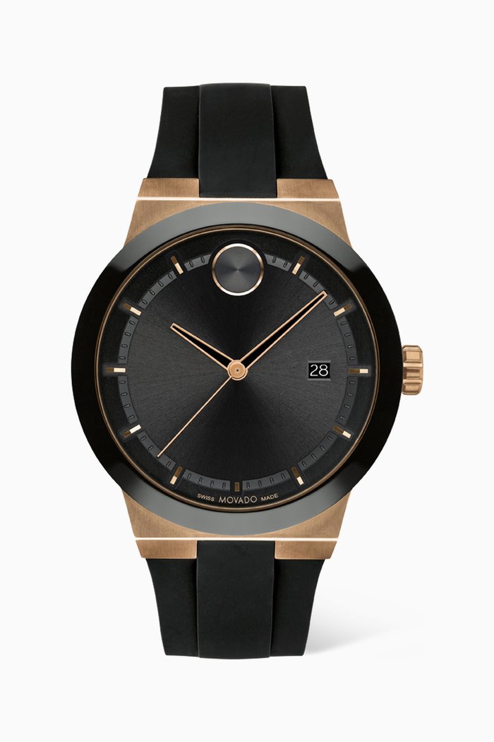 

Bold Fusion Quartz Stainless Steel Watch, 42mm, Black