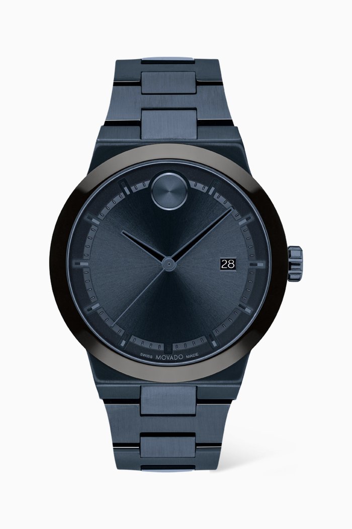 

Bold Fusion Quartz Stainless Steel Watch, 42mm, Blue