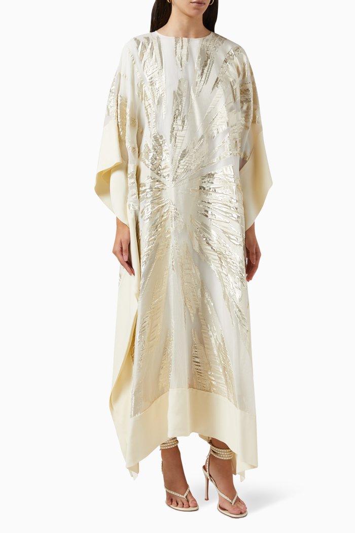 

Esplosiane Kaftan in Chiffon, Silver