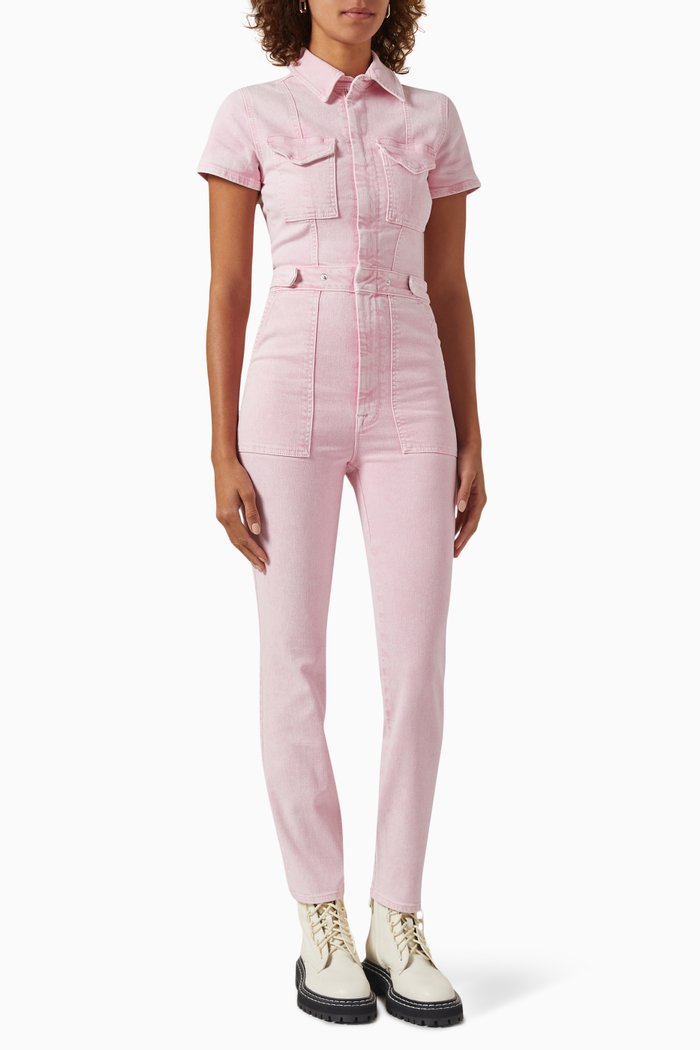 

Fit For Success Jumpsuit in Cotton-blend, Pink