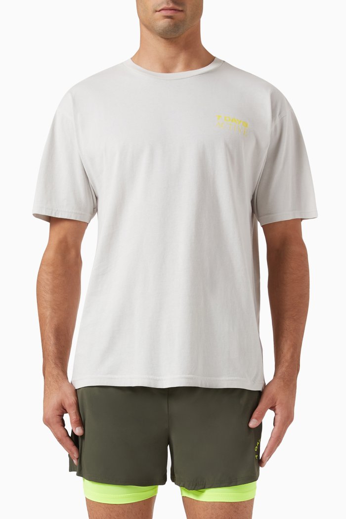 

Logo T-shirt in Cotton Jersey, Blue