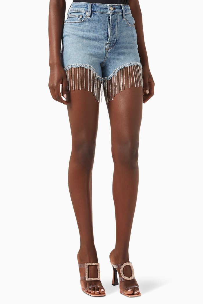 

Bombshell Shorts in Denim, Blue