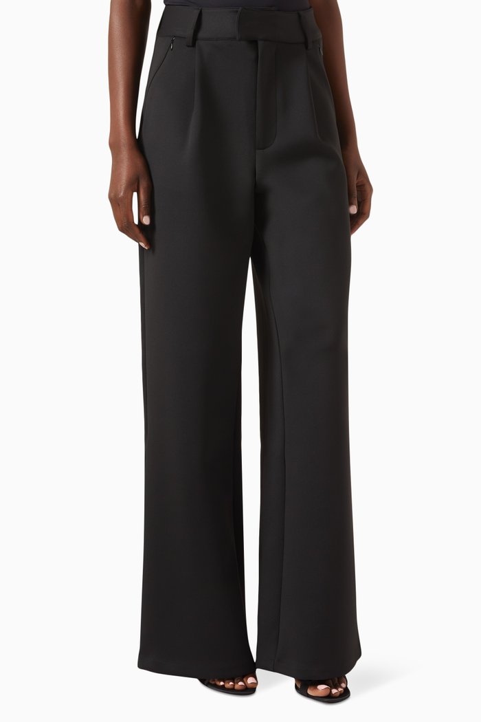 

Scuba Pants in Stretch Double Knit, Black