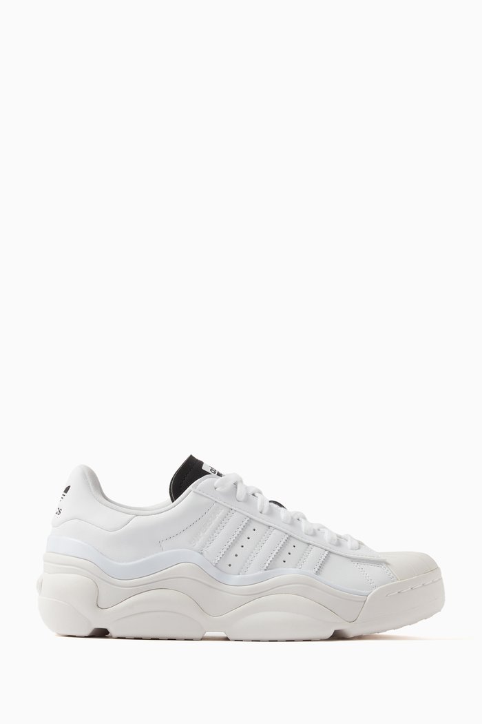 

Superstar Millencon Sneakers in Leather, White