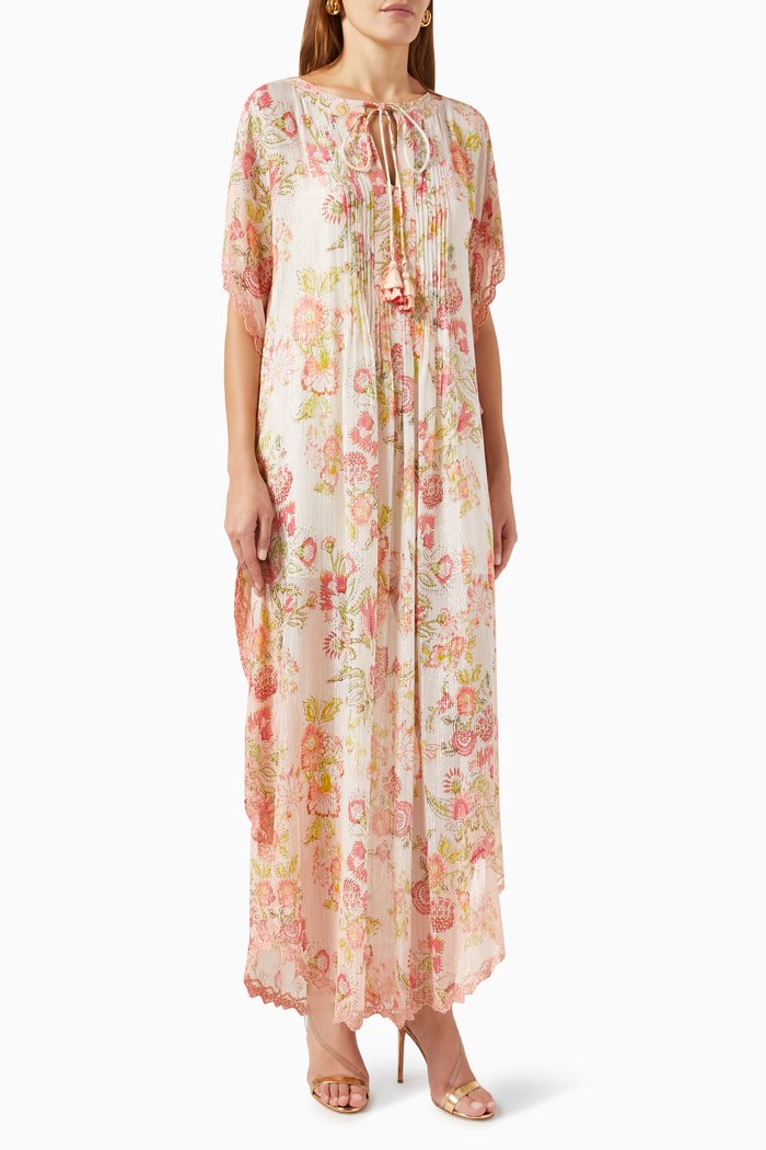 

Printed Kaftan, Multicolour